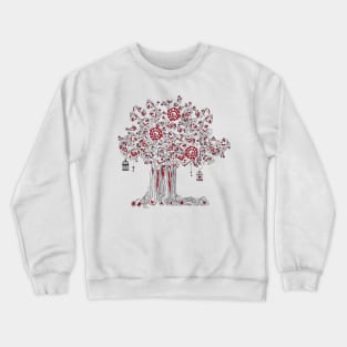 Flower Tree Crewneck Sweatshirt